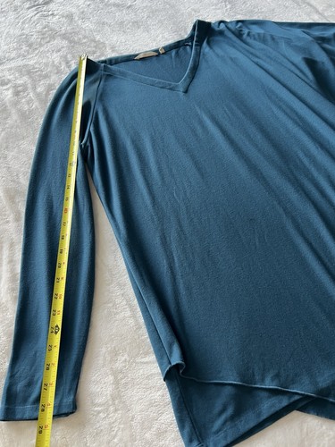 Soft Surroundings Madeline Tunic Top Womens XL Teal Legion Blue Layered - Picture 17 of 18