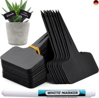 100Stk Plastik Pflanzschilder FüR Draussen Wetterfest 6 * 10Cm,Kunststoff