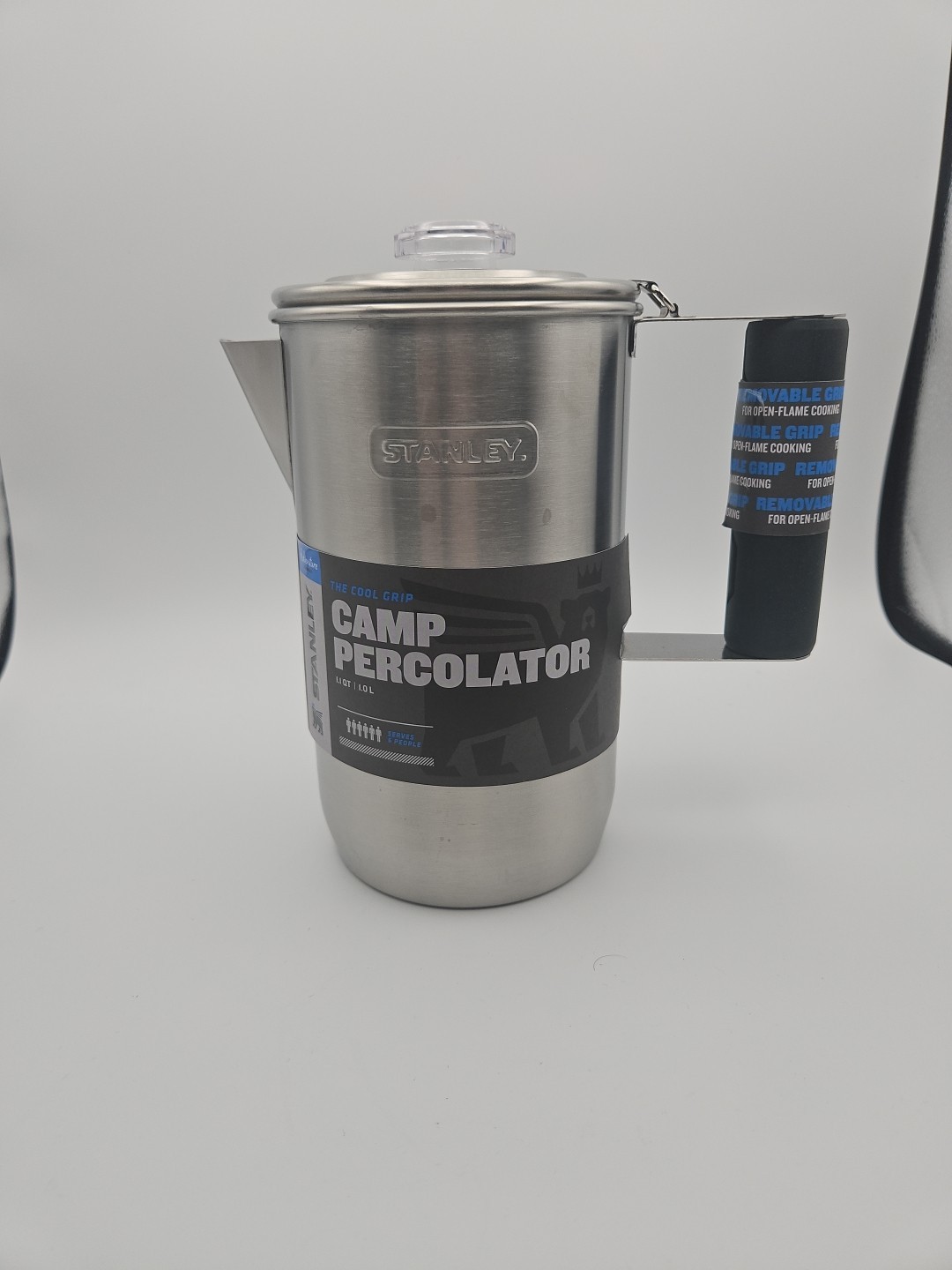Stanley Adventure Series 1.1 Qt. Camp Percolator The Cool Grip Coffee Pot
