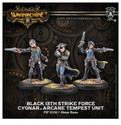 Warmachine Cygnar Black 13th Strike Force