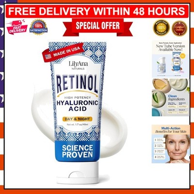Natural Anti-Aging Retinol Moisturizer for Women    & Cruelty-Free, 1.7 Oz