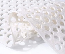 Mantto Nonslip Bath Tub Shower Mat with Suction Cups, Extra Soft TPE Bath Mat fo
