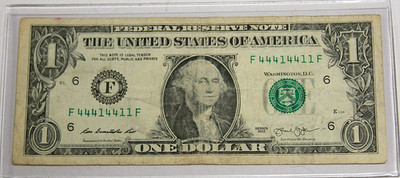    BINARY FANCY SERIAL    2013 $1 FRN   99.22% INDEX!  