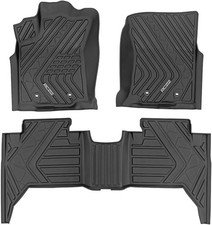 Rough Country Flex-Fit All Weather Floor Mats for Toyota Tacoma Double Cab 2016