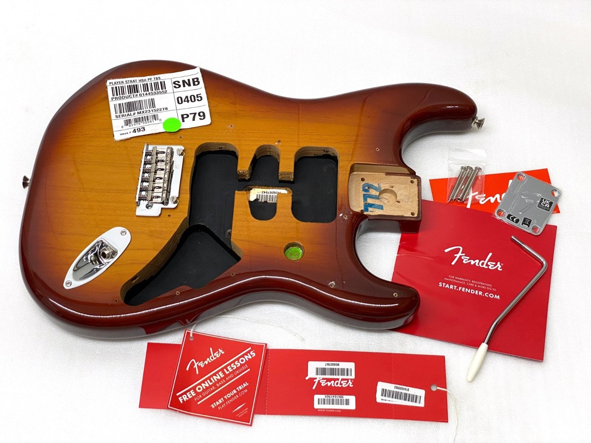 fender stratocaster tobacco sunburst TOBACCO SUNBURST Fender Player Strat FULL THICKNESS ALDER BODY Electric  Guitar