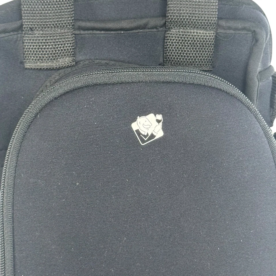 Bolso de neopreno con asa de viaje negro LEER Foto 3 de 4