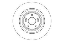 2x Bremsscheibe TRW SINGLE DF4607S 12,5 für HYUNDAI KONA OS OSE OSI