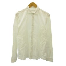 Prada Dress Shirt Plain Long Sleeve 40/15 3/4 White 0726