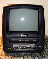 Sylvania 9" CRT TV VHS COMBO 6309CC NOT WORKING FOR PARTS