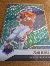 2021 Panini Mosaic - Man of the Year John Elway #279 Green Mosaic Prizm