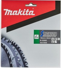 Image of Makita  B-33283 Saw Blade 190mm x 20mm x 60T Specialized for Aluminium cutting