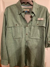 Magellan Men's Fish Gear Shirt Aransas Pass, Relaxed Fit, Moisture Wicking, LS S