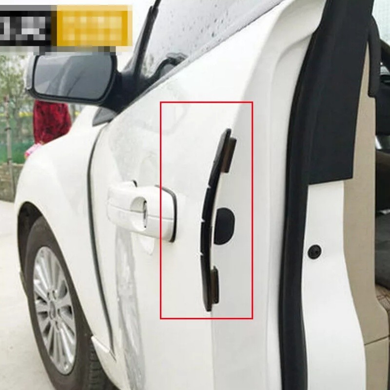 4PCS Car Side Door Edge Guard Protector Trim Car Decorative Anti-Collision Strip