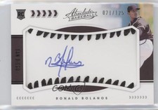 2020 Absolute Rookie Baseball Material Signatures Black Ronald Bolanos Auto 0e2x