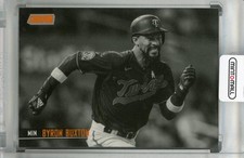 2021 Topps Stadium Club Minnesota Twins Byron Buxton Base Sepia Parallel Edition
