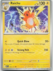 Raichu 056/217 Ascended Heroes Uncommon