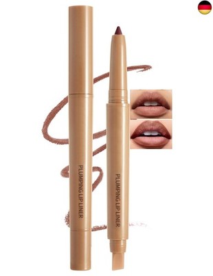 Erinde Matte Lippenkonturenstift Mit Pinsel, Drehbarer Lipliner, Langanhaltend