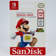 New Sealed - SanDisk 256GB MicroSDXC Flash Memory Card Nintendo Switch 256GB