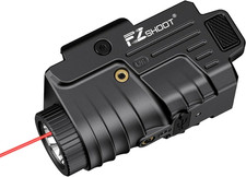 800 Lumens Pistol Light Laser Combo Rechargeable, Pistol Flashlight with Slidabl