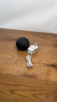 Amazon Echo Dot 4. Gen B7W64E Alexa Smart Lautsprecher Schwarz mit UK Netzteil