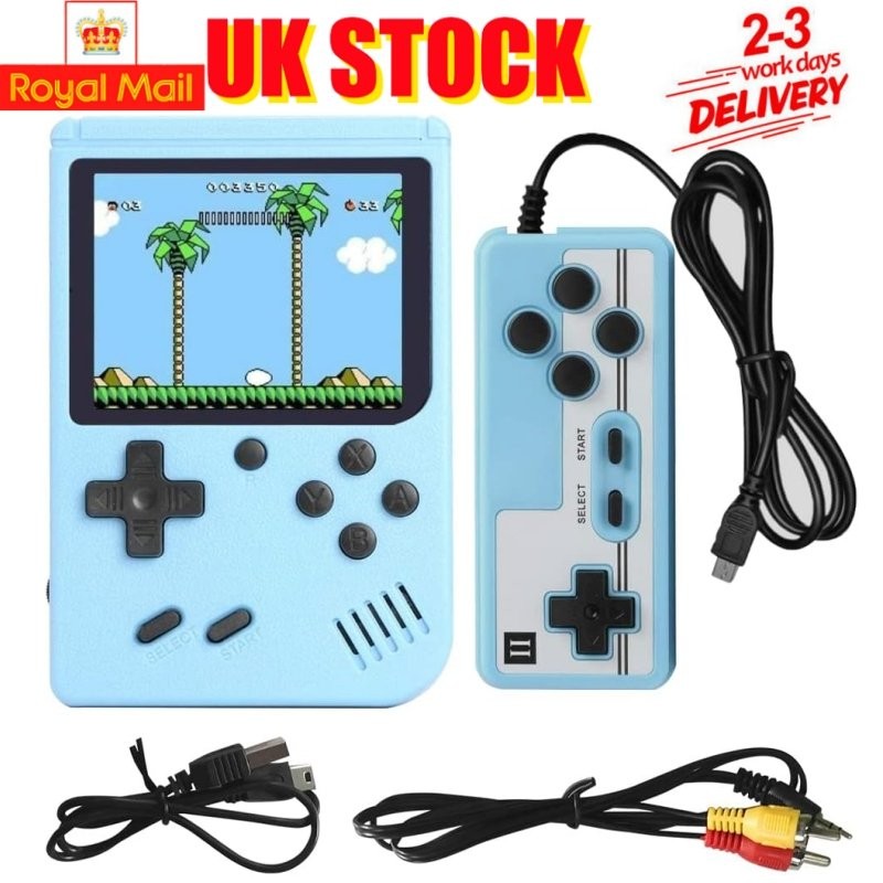 Portable Game Console Mini Handheld Built-in 500 Classic FC Games 2.4-Inch HD