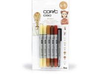 "1 Bis 40X Copic Marker Ciao, 5+1 Set \"Hair Tones 1\" - Spare Bis Zu 35%"