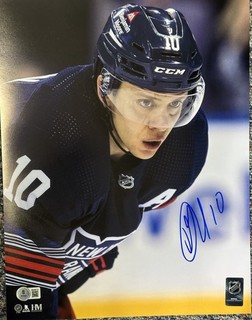Artemi Panarin Signed 11x14 New York Rangers Hockey Photo AUTO BAS Beckett