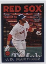 2021 Topps 1986 Baseball 35th Anniversary Series 2 Blue JD Martinez #86B-4 0q3