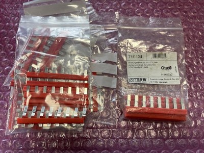 Lütze 76429, LOCC-Box-BKR Insulated Bridge Combs 8-Pin Red - Lot of 60 Pieces