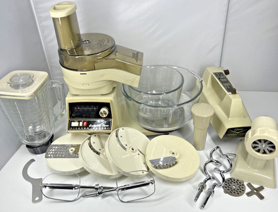 Vintage OSTER Regency Kitchen Center Stand Mixer, Blender, Food Processor & more