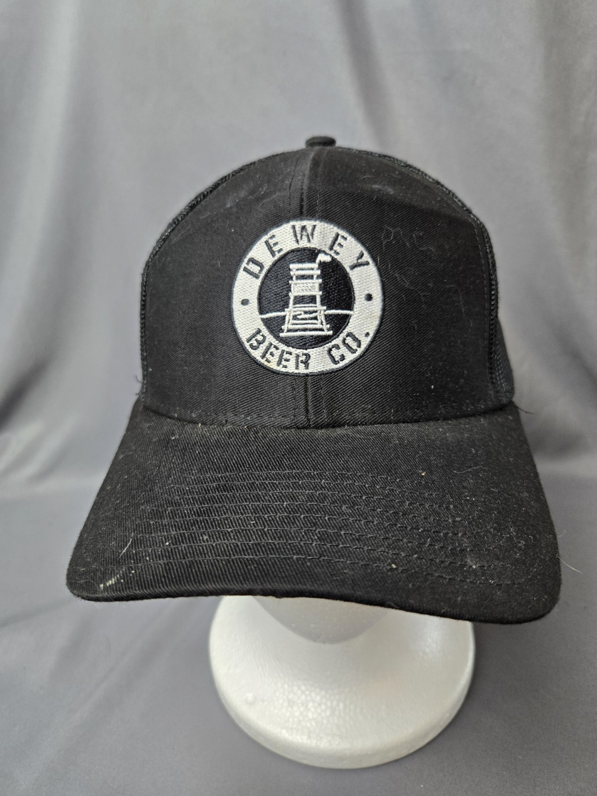 Dewey Beer Co. Black Richardson Trucker Hat Snapback Cap