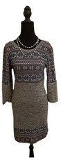 Almost Famous Fair Isle Sweater Dress Medium