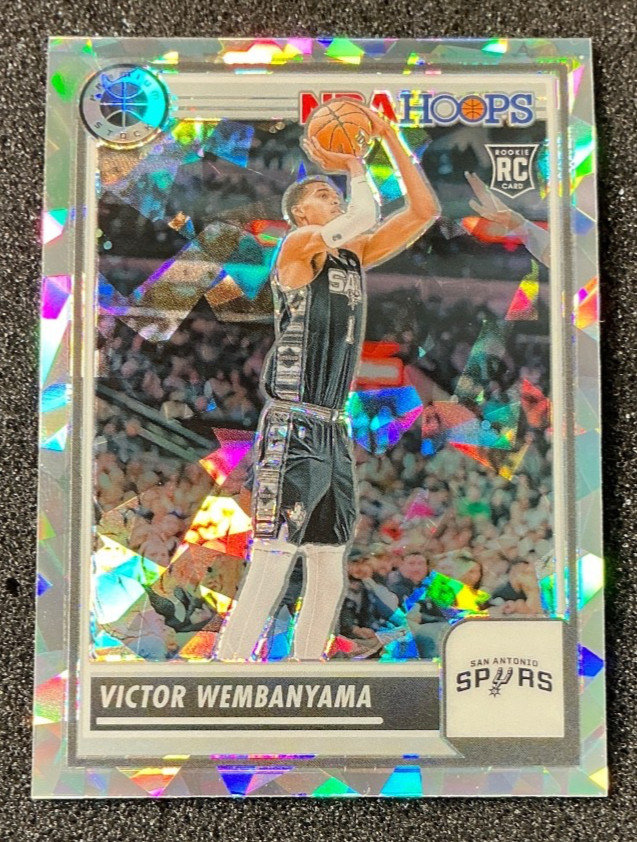 2023-24 Panini Nba Hoops Premium Stock - Victor Wembanyama #108 Ice Prizm (RC)