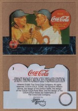 1995 Coca-Cola CEL 1 Coke #7/50 Double بطاقة تجميع