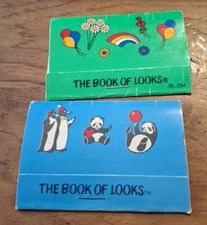 Vintage Stickers/Rub Ons, Book Of Looks Rainbow Animal Express Yourself,sat1-1