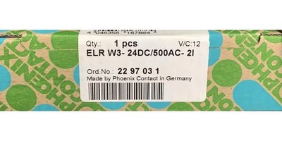 1PC New   ELR W3-24DC/500AC-2I Motor Starter 2297031 #as