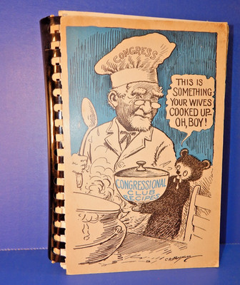 1948 The Congressional Club Cook Book Vintage Whitman Publishing Spiral