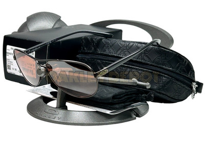   ️ OAKLEY FEEDBACK 004079 SATIN GUNMETAL/PRIZM DARK GOLF SUNGLASSES
