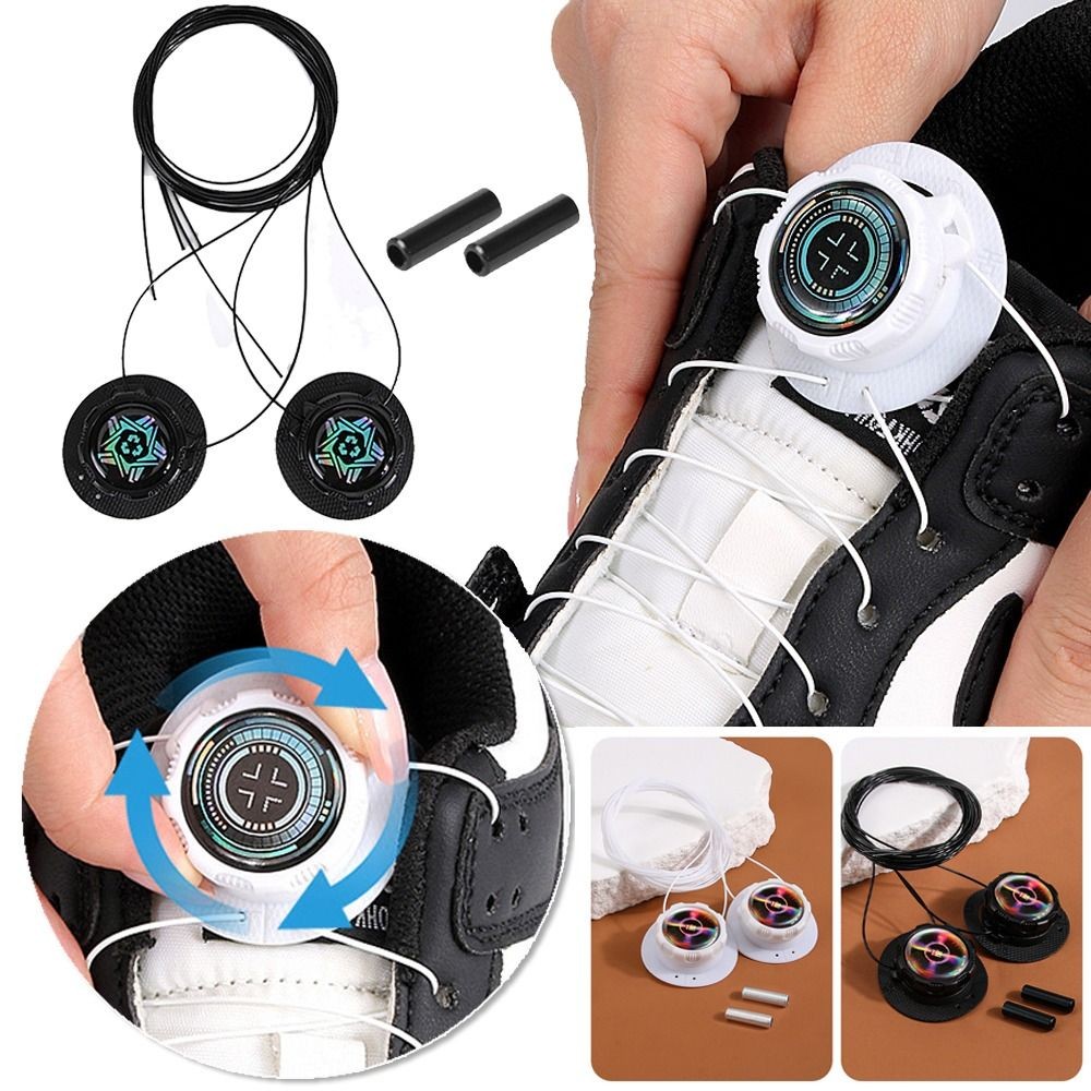 APL Accessori Scarpe Fibbia Automatica Corda Per Adulti Bambini