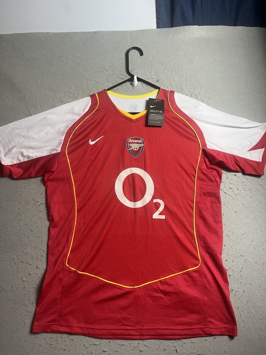 New Sz 2XL ARSENAL ENGLAND NIKE 2004-2005 HOME FOOTBALL SOCCER