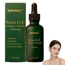 Lotmay Stem Cell Collagen Peptide Oral Drops Natural Advanced Body Care Liquids