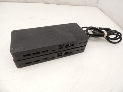 Lot of 2 Dell WD22TB4 K20A USB-C Thunderbolt Dell Laptop Docking Station Dock