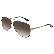 Salvatore Ferragamo Brown Pilot Unisex Sunglasses SF131S 211 60 SF131S 211 60