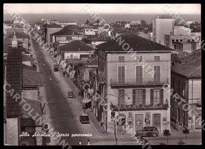 Teramo Alba Adriatica Panoramic View Car FG Photo Postcard GM1518