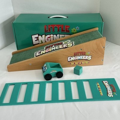 Little Engineers The Learning Experience Wooden Ramp and Truck STEM Play Set