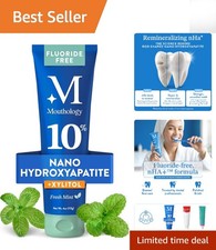 10 Nano Hydroxyapatite Toothpaste Fluoride Free, Whitening , Rod Shaped nHa,...