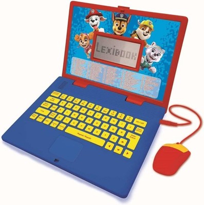 LEXiBOOK Paw Patrol Bilingual Laptop 124 Activities Spanish