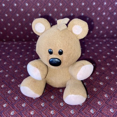 TY Beanie Baby - POOKY the Bear Plush Stuffed (metal keychain) (4 inch) MWMTs