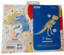 T-REX 3D WOODEN PUZZLE DINOSAUR 29 PIECES HOME SCHOOL MODEL JP203 PREHISTORIC