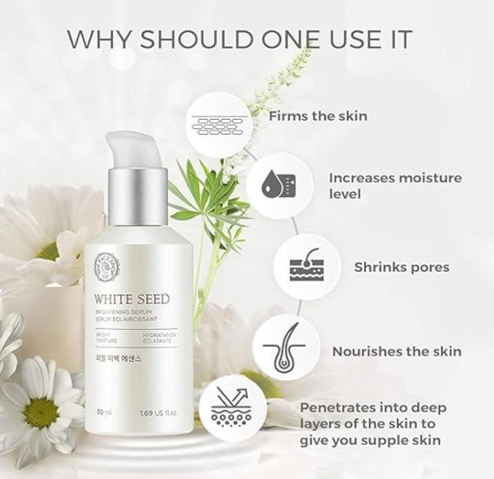 The Face Shop White Seed Brightening Serum 50ml Authentic & Trusted U.S. Seller